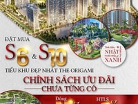 Mở bán căn hộ The Origami S6-S10 Vinhomes Grand Park Quận 9 Mở bán căn hộ The Origami S6-S10 Vinhomes Grand Park Quận 9
