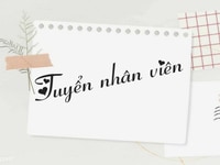 Tuyển dụng nhân viên làm việc tại cửa hàng Tuyển dụng nhân viên làm việc tại cửa hàng
