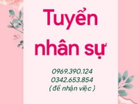 Hiện tại còn tuyển nhân sự ( ưu tiên cao tuổi NỮ ) Hiện tại còn tuyển nhân sự ( ưu tiên cao tuổi NỮ )