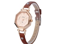 Đồng hồ nữ Julius JA-750C dây da mặt lục giác (Nâu) Đồng hồ nữ Julius JA-750C dây da mặt lục giác (Nâu)