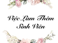 Việc làm thêm parttime - fulltime ưu tiên sinh viên tại Quận 10 Việc làm thêm parttime - fulltime ưu tiên sinh viên tại Quận 10