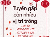 Tuyển nhân viên làm giờ hành chính , nam/nữ tuổi từ 18-45t. Tuyển nhân viên làm giờ hành chính , nam/nữ tuổi từ 18-45t.