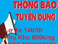 Cần gấp tài xế B2 - C và phụ xe + bốc xếp hàng tại siêu thị Cần gấp tài xế B2 - C và phụ xe + bốc xếp hàng tại siêu thị