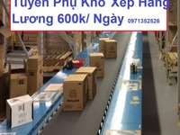 Tuyển lao động phổ thông hoặc lơ xe tải nhẹ lương ngày 500k/ngày Tuyển lao động phổ thông hoặc lơ xe tải nhẹ lương ngày 500k/ngày
