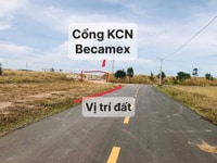 Bán Gấp Lô Góc 2 MT ngay cổng KCN Becamex 750m2 sổ hồng riêng 630Tr