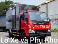 TÂY NINH : Tuyển Nam Tài xế + Lơ xe và Phụ kho Bốc xếp TÂY NINH : Tuyển Nam Tài xế + Lơ xe và Phụ kho Bốc xếp