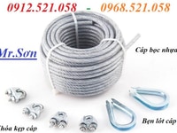 Cáp lụa bọc nhựa 2 ly,cáp inox bọc nhựa 6 ly,tăng đơ inox 2 đầu tròn.. Cáp lụa bọc nhựa 2 ly,cáp inox bọc nhựa 6 ly,tăng đơ inox 2 đầu tròn..