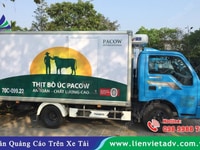 Dán decal quảng cáo trên xe tải giá rẻ chuyên nghiệp Dán decal quảng cáo trên xe tải giá rẻ chuyên nghiệp