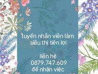 Tuyển nhân viên tư vấn Chăm sóc khách hàng tuổi từ 20 -50 tuổi Tuyển nhân viên tư vấn Chăm sóc khách hàng tuổi từ 20 -50 tuổi