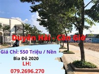 Đất Đầu Tư Hiếm!!! 550tr Duyên Hải_Kế The Dream Villa_Bìa đỏ 110m2(5m)
