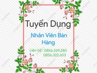 Tuyển vị trí : 20 đến 60 tuổi làm tại quầy Siêu Thị Mini Tuyển vị trí : 20 đến 60 tuổi làm tại quầy Siêu Thị Mini