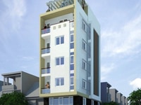 Cho thuê nhà 7 tầng lô góc Hoàng Quốc Việt- Nguyễn Văn Huyên