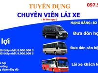 Lái Xe Hạng D, E đưa đón CBNV tại Hà Nội Lái Xe Hạng D, E đưa đón CBNV tại Hà Nội