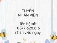 Cần gấp NV làm giờ hành chính ưu tiên người trung niên liên hệ ngay Cần gấp NV làm giờ hành chính ưu tiên người trung niên liên hệ ngay