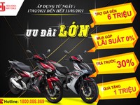 Honda sơn tùng 1 - khuyễn mãi ưu đãi lớn khi mua xe winner X