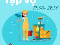 Tuyển Nữ Tạp Vụ 17:00-22:30, Quận 7 Tuyển Nữ Tạp Vụ 17:00-22:30, Quận 7