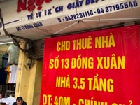 Bán & Cho thuê nhà số 13 mặt phố Đồng Xuân, quận Hoàn Kiếm