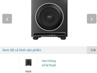 Loa sub PARAMAX 1000 mới mua kèm bộ dàn karaoke chưa xài Loa sub PARAMAX 1000 mới mua kèm bộ dàn karaoke chưa xài