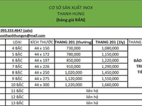 Thang xếp chữ A chất liệu inox 201 Thang xếp chữ A chất liệu inox 201
