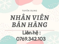 Cần GẤP 03 nhân viên thời vụ bán hàng tạị Cửa Hàng Tiện Lợi Cần GẤP 03 nhân viên thời vụ bán hàng tạị Cửa Hàng Tiện Lợi