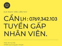 Công việc thu nhập ổn định không yêu cầu bằng cấp Công việc thu nhập ổn định không yêu cầu bằng cấp