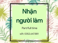 Tuyển nam/nữ Trên 19 tuổi Không cần kinh nghiệm bán hàng ưu tiên sinh Tuyển nam/nữ Trên 19 tuổi Không cần kinh nghiệm bán hàng ưu tiên sinh