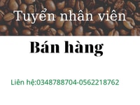 Cần gấp 6 nhân viên phụ bán coffee khu vực Q.Bình Tân Cần gấp 6 nhân viên phụ bán coffee khu vực Q.Bình Tân