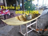 Bán xuồng gỗ 3 lá 2m, Xuồng gỗ trưng bày quán ăn Bán xuồng gỗ 3 lá 2m, Xuồng gỗ trưng bày quán ăn