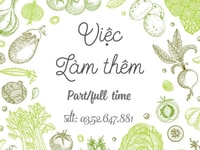 Tuyển 2 nhân viên - cần tính trung thực và trách nhiệm Tuyển 2 nhân viên - cần tính trung thực và trách nhiệm
