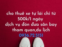 Cho thuê xe tự lái chỉ với 500k/1 ngày Cho thuê xe tự lái chỉ với 500k/1 ngày