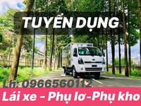 Cần 5 tài xế tải nhẹ b2/C và 25 phụ lơ xe, phụ kho bốc xếp xếp Cần 5 tài xế tải nhẹ b2/C và 25 phụ lơ xe, phụ kho bốc xếp xếp