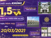 Dự án vàng 2021- HOME GARDEN - nhà 1t1l - 500 triệu/nền Dự án vàng 2021- HOME GARDEN - nhà 1t1l - 500 triệu/nền