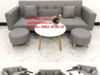 Bộ ghế sofa giường nằm 2m xám trắng ghi giá rẻ Sofa Linco Sài Gòn HCM Bộ ghế sofa giường nằm 2m xám trắng ghi giá rẻ Sofa Linco Sài Gòn HCM