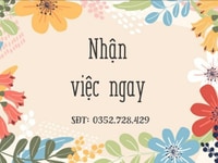 Cần chị từ 19 - 60t làm việc tại quầy Siêu Thị giờ hành chính Cần chị từ 19 - 60t làm việc tại quầy Siêu Thị giờ hành chính