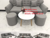 Bộ ghế sofa băng văng dài 1m9 xám ghi trắng giá rẻ Nội thất Linco HCM Bộ ghế sofa băng văng dài 1m9 xám ghi trắng giá rẻ Nội thất Linco HCM