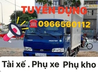 Tuyển dụng: tai xế phụ xe và phụ kho tại tp BẾN TRE Tuyển dụng: tai xế phụ xe và phụ kho tại tp BẾN TRE