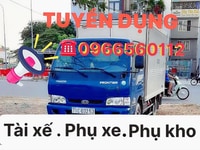 Tuyển LĐPT tại TP Bến Tre (tài xế - phụ xe - phụ kho ) Tuyển LĐPT tại TP Bến Tre (tài xế - phụ xe - phụ kho )