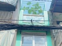 Bán nhà 1 lầu 2 phòng ngủ hẻm Hòa Hảo Bán nhà 1 lầu 2 phòng ngủ hẻm Hòa Hảo
