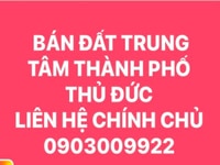 Sang nhượng 10 hecta đất Trung tâm Tp Thủ Đức, hoặc hợp tác làm dự án