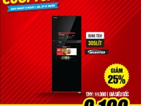 Bán Tủ lạnh Toshiba 305L Inverter GR-AG36VUBZ(XK1) Đen Bán Tủ lạnh Toshiba 305L Inverter GR-AG36VUBZ(XK1) Đen