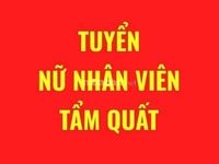 Tuyển gấp nhân viên nữ làm tẩm quất, có chỗ ăn ở cho nhân viên