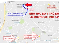 Nhà trọ trung tâm Linh Tây, Thủ Đức 18m2 an ninh Nhà trọ trung tâm Linh Tây, Thủ Đức 18m2 an ninh