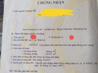 Chính chủ bán 1,947m2 đất hẻm xe hơi, Vĩnh Cửu, Đồng Nai giá 3,4 tỷ tl Chính chủ bán 1,947m2 đất hẻm xe hơi, Vĩnh Cửu, Đồng Nai giá 3,4 tỷ tl