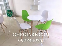Bộ Bàn Tròn 60cm 4 Ghế Chân Gỗ Nhiều Màu, free Ship Bộ Bàn Tròn 60cm 4 Ghế Chân Gỗ Nhiều Màu, free Ship