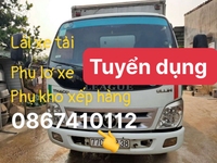 Cần tìm gấp 3vi trí làm việc tại Bình Định định : tai xế, phụ xe , phụ Cần tìm gấp 3vi trí làm việc tại Bình Định định : tai xế, phụ xe , phụ