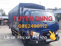 Tài xế tải b2,C / phụ lơ xe tải giao hàng / phụ kho xếp hàng Tài xế tải b2,C / phụ lơ xe tải giao hàng / phụ kho xếp hàng