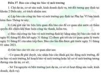 Báo cáo Công tác Bảo vệ môi trường năm 2021 Báo cáo Công tác Bảo vệ môi trường năm 2021