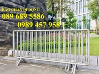 Gia công Hàng rào di động mạ kẽm, Hàng rào chắn tạm thời Gia công Hàng rào di động mạ kẽm, Hàng rào chắn tạm thời