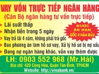 Cán Bộ ngân hàng tư vấn vay vốn trực tiếp Ngân Hàng, 5 ngày nhận tiền Cán Bộ ngân hàng tư vấn vay vốn trực tiếp Ngân Hàng, 5 ngày nhận tiền
