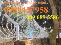 Sản xuất, cung cấp và Thi công lắp đặt hàng rào thép gai hình dao Sản xuất, cung cấp và Thi công lắp đặt hàng rào thép gai hình dao